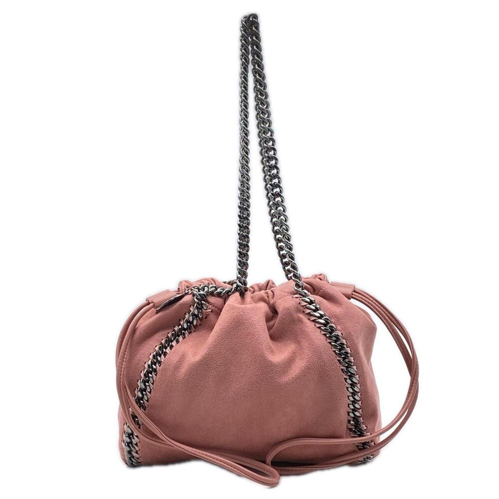 Stella McCartney Falabella Chain Shoulder Bag 529282W8187, Pink Polyester Bag...